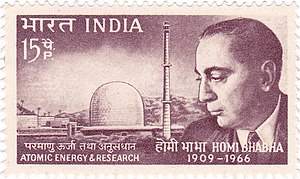 Homi Jehangir Bhabha 1966 stamp of India.jpg