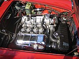 Honda S800, Motor von rechts