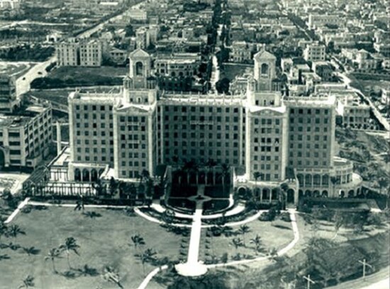 Hotel Nacional de Cuba, aerial view