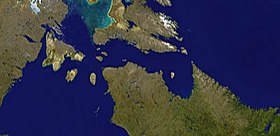 Hudsonův průliv (Kanada-satelit, oříznutý).jpg