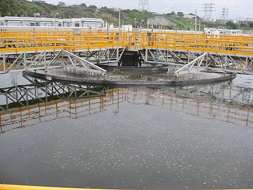 Wasseraufbereitungsanlage genannt Hyperion in LosAngeles