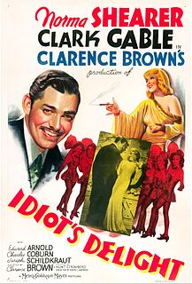 <i>Idiots Delight</i> (film) 1939 film by Clarence Brown