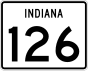 State Road 126 marker