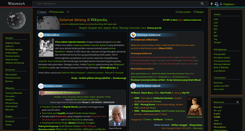 File:Indonesian Wikipedia with modified Timeless skin screenshot.png