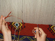 Rug weaving