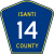 Isanti County 14 MN.svg