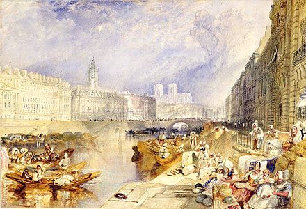 J. M. W. Turner's Nantes from the Ile Feydeau (1829–30)