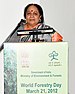 Jayanthi Natarajan addressing at the World Forestry Day function “Role of Forestry in Achieving Millennium Development Goals”, in New Delhi on March 21, 2012.jpg