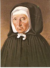 The French Saint Jeanne Jugan (1792-1879) founded the Little Sisters of the Poor who specialise in care for the aged. Jeanne Jugan.jpg