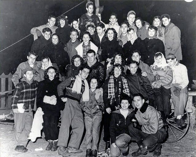 Jewish fraternity/sorority gathering. Minneapolis, Hennepin, Minnesota, USA, 1949