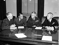 The Joint Chiefs of Staff during its early days in 1949.