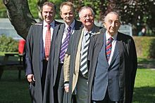 The most recent Headteachers - from left - Mr Tim Litchfield, Mr Andrew Pickering, Mr Peter Chapman and Mr Vivian Crellin KTS Heads 2014.jpg