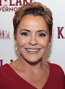 Prior to running for Governor of Arizona in 2022, Kari Lake spent more than 20 years as a news anchor at KSAZ-TV. Kari Lake by Gage Skidmore 3.jpg