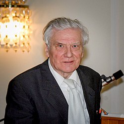 Karlheinz Blaschke na kolokviu u příležitosti jeho 80. narozenin v říjnu 2007