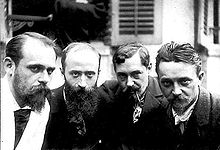 Ker-Xavier Roussel, Édouard Vuillard, Romain Coolus, Felix Vallotton 1899.jpg