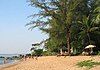 A typical beach scene on the Khao Lak coast