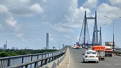Kolkata Skyline From Vidyasagar Seti 2.jpg