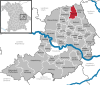 Placering af kommunen Konzell i distriktet Straubing-Bogen