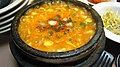 Sundubu jjigae, a Korean uncurdled tofu stew