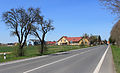 Čeština: Pohled z východu na Chvalovice, část Kovanic English: East view to Chvalovice, part of Kovanice, Czech Republic.