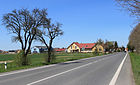 Čeština: Pohled z východu na Chvalovice, část Kovanic English: East view to Chvalovice, part of Kovanice, Czech Republic.