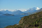 Thumbnail for File:Lake Wakatipu and Pigeon Island towards Mt Earnslaw.jpg