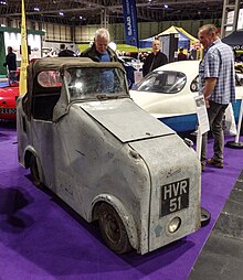 Larmar microcar at the NEC show in Birmingham in 2022. Lamar microcar (52500207334).jpg