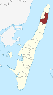 Location of Snøde Sogn in Langeland Municipality