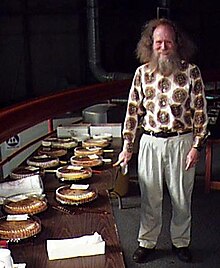 Larry Shaw, the founder of Pi Day, at the Exploratorium in San Francisco--2007 March 21.jpg