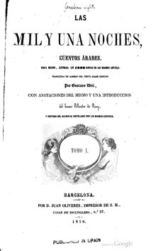 Las mil y una noches - Gustav Weil - 1858 - Volúmenes 1-2.pdf