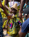 Les adeptes Vodouns au cours de la célébration de la fête de Vodoun à Ouidah au Bénin 04