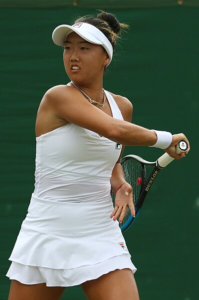 Li at the 2023 Wimbledon Championships