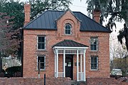 Historic Liberty County Jail in Hinesville, Georgia, US This is an image of a place or building that is listed on the National Register of Historic Places in the United States of America. Its reference number is 92001036.