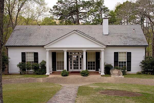 The Little White House, located in the Warm Springs Historic District, was Franklin Delano Roosevelt's personal retreat and was the site of his death.