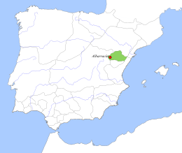 Taifa di Albarracín - Localizzazione