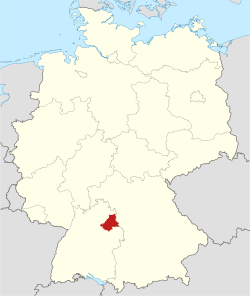 Locator map SHA in Germany.svg