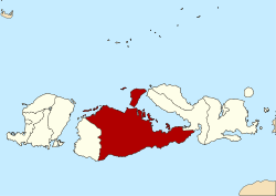 Location within West Nusa Tenggara
