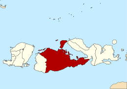 Reggenza di Sumbawa – Mappa