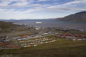 Parte de Longyearbyen em julho de 2011