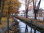 Kanalen i Ludwigslust vid Kanalgatan