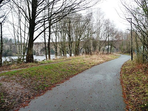 Lune Valley Ramble nearing the Lune Aqueduct - geograph.org.uk - 4378294