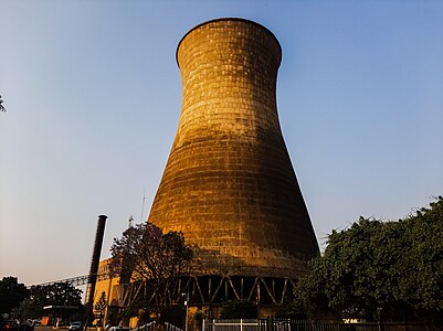 A picture of Zesco Thermal Power Station from the roadside in Lusaka. Photographer: Choonga