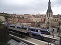 Bahnhof Saint-Paul mit Dieseltriebwagen des Typs Alstom Coradia A TER (2012)