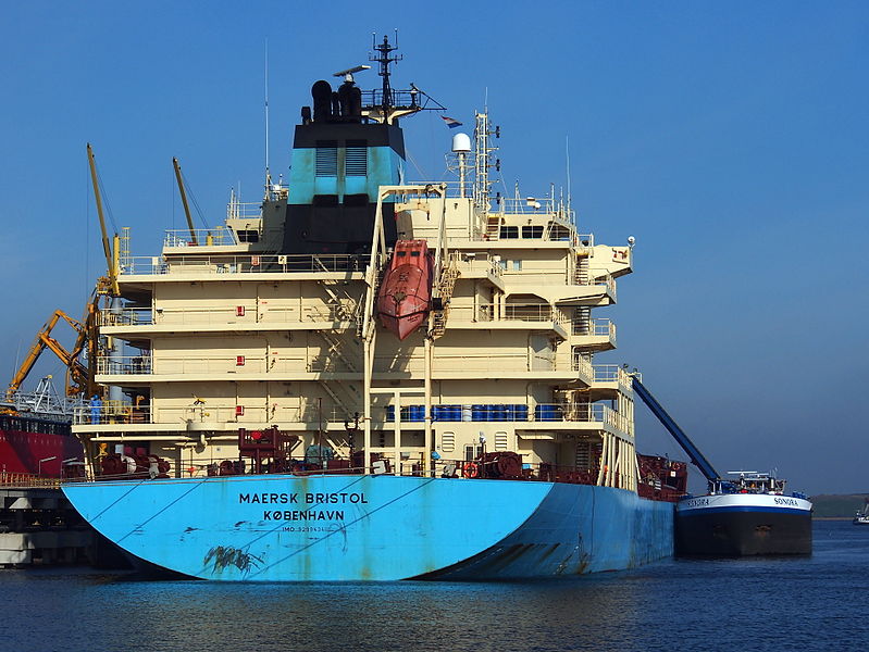 File:Maersk Bristol, IMO 9299434 at Port of Amsterdam.JPG