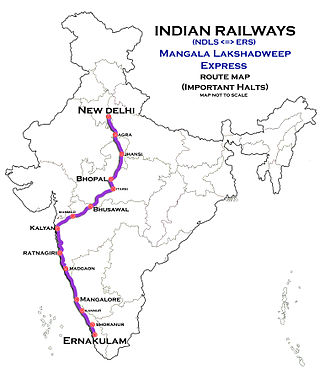 <span class="mw-page-title-main">Mangala Lakshadweep Express</span> Train in India