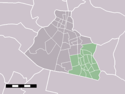 Lage von Zaandam in der Gemeinde Zaanstad