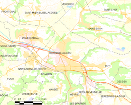 Bourgoin-Jallieu - Localizazion