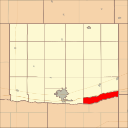 Map highlighting Platte Township, Buffalo County, Nebraska.svg
