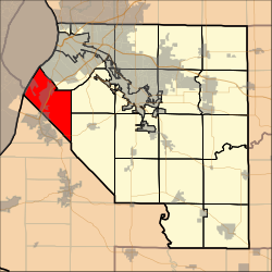 Location in St. Clair County