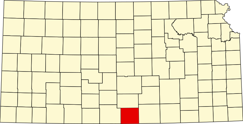 صورة:Map of Kansas highlighting Harper County.svg